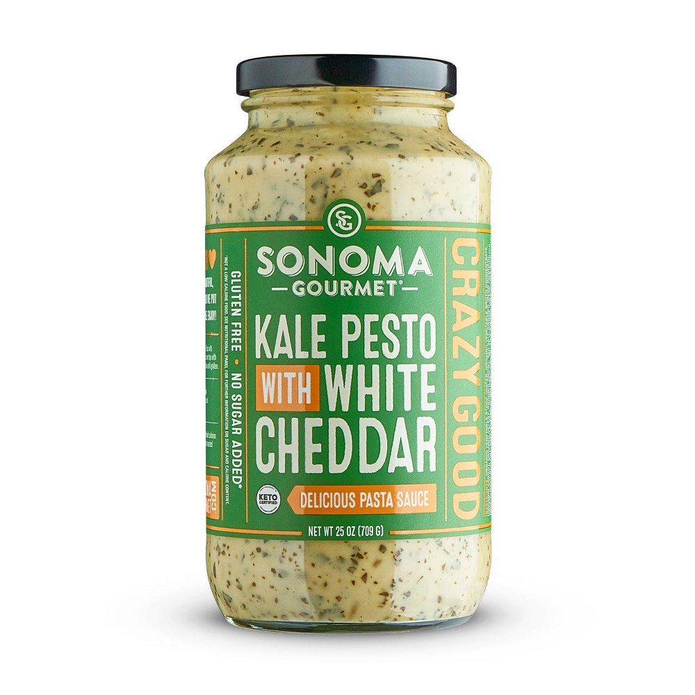 Sonoma Gourmet Kale Pesto with White Cheddar Gluten Free Pasta Sauce - 25oz