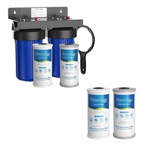 Waterdrop Whole House Water Filter System, Reduce Iron and Manganese, with Carbon and Sediment Filters,Extra WF10FG Water Filter - 1 of 4