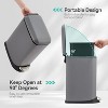 Trash Can, Stainless Steel Kitchen Trash Can 3.2 Gallon with Soft Close Lid & Foot Pedal - 3 of 4