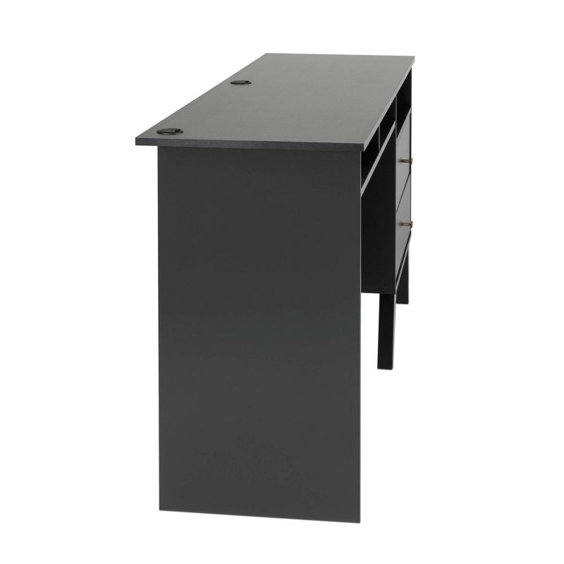 Milo Computer Desk with Side Storage and 2 Drawers - Prepac, 5 of 9