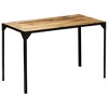 vidaXL Dining Table Brown and black - 2 of 4