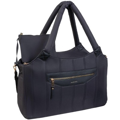 Max Studio Tubular Quilted Nylon Duffel