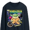 Men's - Star Wars - The Mandalorian Grogu Comic Cover Long Sleeve Graphic T-Shirt - 2 of 4
