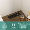 NicBex 72 Inch Tall Kitchen Pantry Storage Cabinet with Sliding Barn Door and Open Shelves for Dining Room,Bathroom,Kitchen,White - 4 of 4