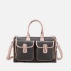 MKF Collection Genevieve Color Block Vegan Leather Women’s Duffle Bag by Mia K - 2 of 4