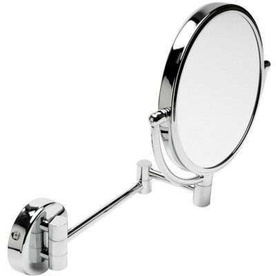 ALFI ABM8WR-PC 8Inch Round Wall Mounted 5x Magnify Cosmetic Mirror