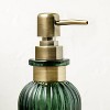 Fluted Glass Soap Pump Green - Opalhouse™ designed with Jungalow™ - image 3 of 4