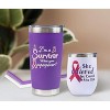 DORADREAMDEKO Breast Cancer Survivor Gifts For Women - Purple - image 4 of 4