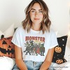 Vintage Monster Mash T-Shirt, Retro Halloween Friends Tee Black XS - 4 of 4