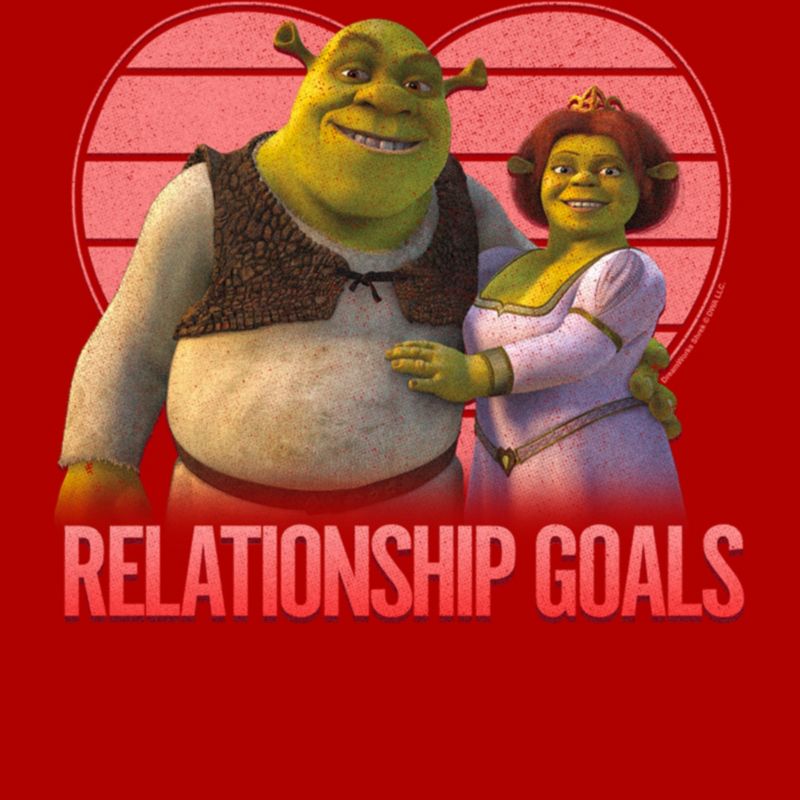 Junior's Women Shrek Relationship Goals T-Shirt, 2 of 5