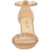 Allegra K Women's Chunky Heels Ankle Strap Braided Instep Strap Heel Sandals - 2 of 4