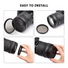 Vivitar 72mm 3 Piece Multi Coated HD Filter Kit (UV, CPL, FLD) for NIkon NIkkor 24-85mm f/3.5-4.5G 24mm f1.8G 58 f1.4G Lenses - 4 of 4