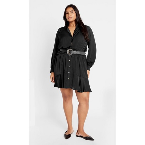 CITY CHIC | Women's Plus Size  Oki Dress - black - 22W - image 1 of 4