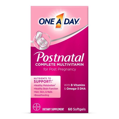 One A Day Women&#39;s Post Natal Vitamin Softgels - 60ct