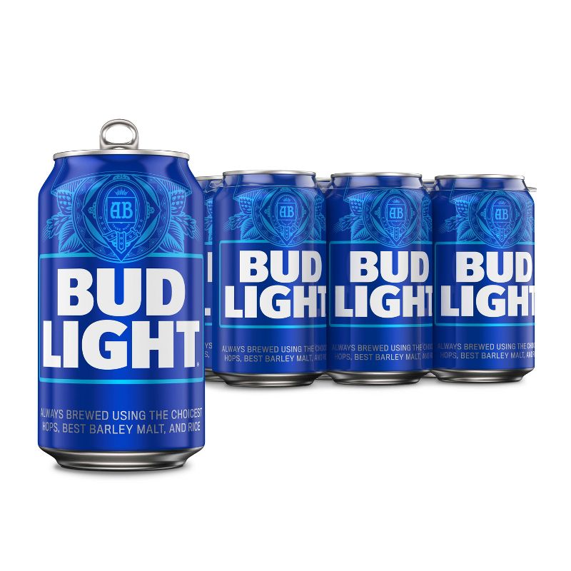 Bud Light Beer - 6pk/12 fl oz Cans, 1 of 12