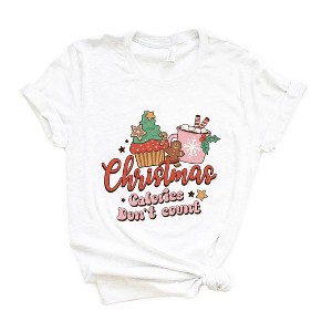 Simply Sage Market Women's Christmas Calories Don't Count Short Sleeve Graphic Tee - 1 of 4