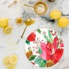 Ninola Design Poinsettia Holiday Flowers Cutting Board - Deny Designs - image 2 of 3