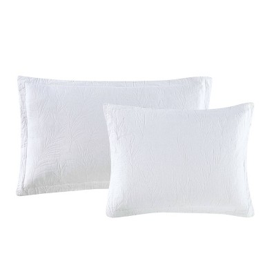 White Cotton Twin Reversible Quilt Set