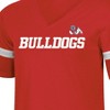 NCAA Fresno State Bulldogs Women's Mesh Trim V-Neck T-Shirt - 3 of 3
