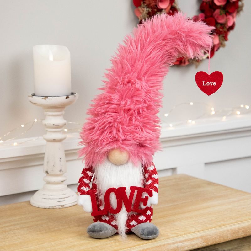 Northlight Fuzzy Love Valentine's Day Gnome - 18", 2 of 7