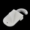 Unique Bargains Household Hotel Broom Swob Mop Plastic Adhesive Wall Hook White 2 Pcs - image 2 of 4