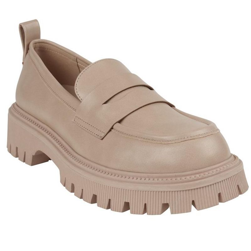 GC Shoes Sugar Candies Penny Lug Sole Slip On Platform Loafers, 1 of 6