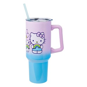 Silver Buffalo Sanrio Hello Kitty and Friends Rainbow Stainless Steel Tumbler | 40 Ounces - 1 of 4