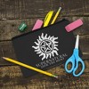 Supernatural Anti Possession Symbol Makeup Cosmetic Bag Organizer Pouch - 2 of 4