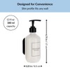Evideco French Home Goods Wall-Mounted Shampoo Dispenser 13 fl oz (380ml) - 4 of 4