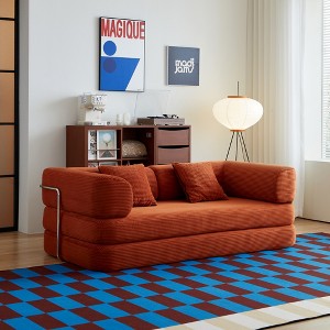 Floor Couch,Compressed Sofa,Convertible Floor Sofa Bed with Blanket Pillow,Comfy Couch Lounge Sleeper Bed,for Living Room Bedroom - 1 of 1
