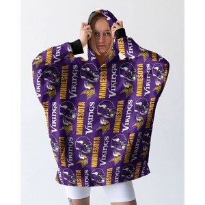 NFL Minnesota Vikings Adult Wearable Blanket - 1 of 2