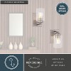 VAXCEL Park Ridge Transitional Bathroom Vanity Lighting Fixture, Clear Cylinder Glass Shade - 4 of 4