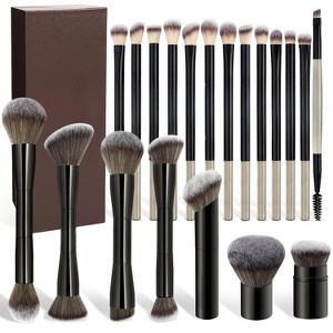 Makeup Brushes with Gift Box, Double-End Multi-functional Makeup Brushes - 1 of 4