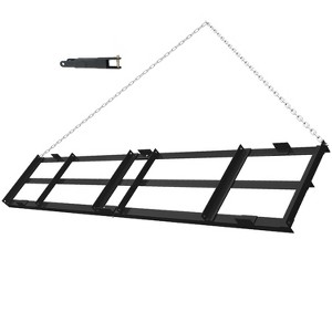 Drag Harrow Driveway Grader, Heavy Duty Power Rake with 6 FT Chain, Tow Behind Lawn Rake for ATV, UTV, Tractor, Mower, Land Leveler for Gravel - 1 of 4