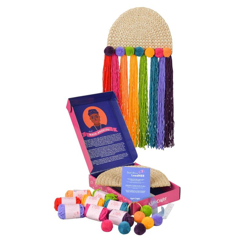 LeadHER Speak like Maya Rainbow Wall Hanging Craft Kit - Kids Crafts, 5 of 12
