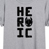 Women's - How to Train Your Dragon - Heroic Oversized Graphic T-Shirt - 2 of 4