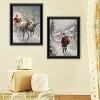 2Piece Vignette On The Eve of Christmas Black Framed Wall Art for Living Room, Holiday Wall Art Print for Home Decor, Bedroom Wall Art by Jo Moulton - 2 of 4