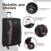 Coolife Expandable 4 Piece Set Suitcase Softside Lightweight Luggage Travel Set - 3 of 4