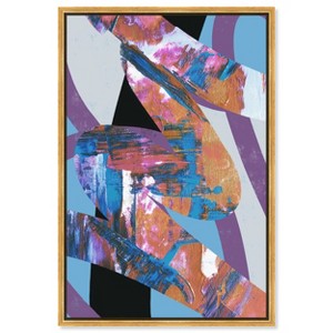 Art Remedy Retro Glitch Retro Abstract Wall Art Framed - 1 of 4