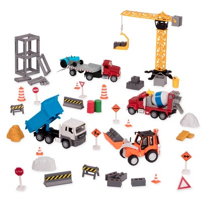 driven construction site crane playset