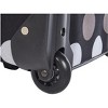 Rockland Fashion Softside Upright Luggage Set Expandable New Black Dot 2-Piece (14/19) - 3 of 4
