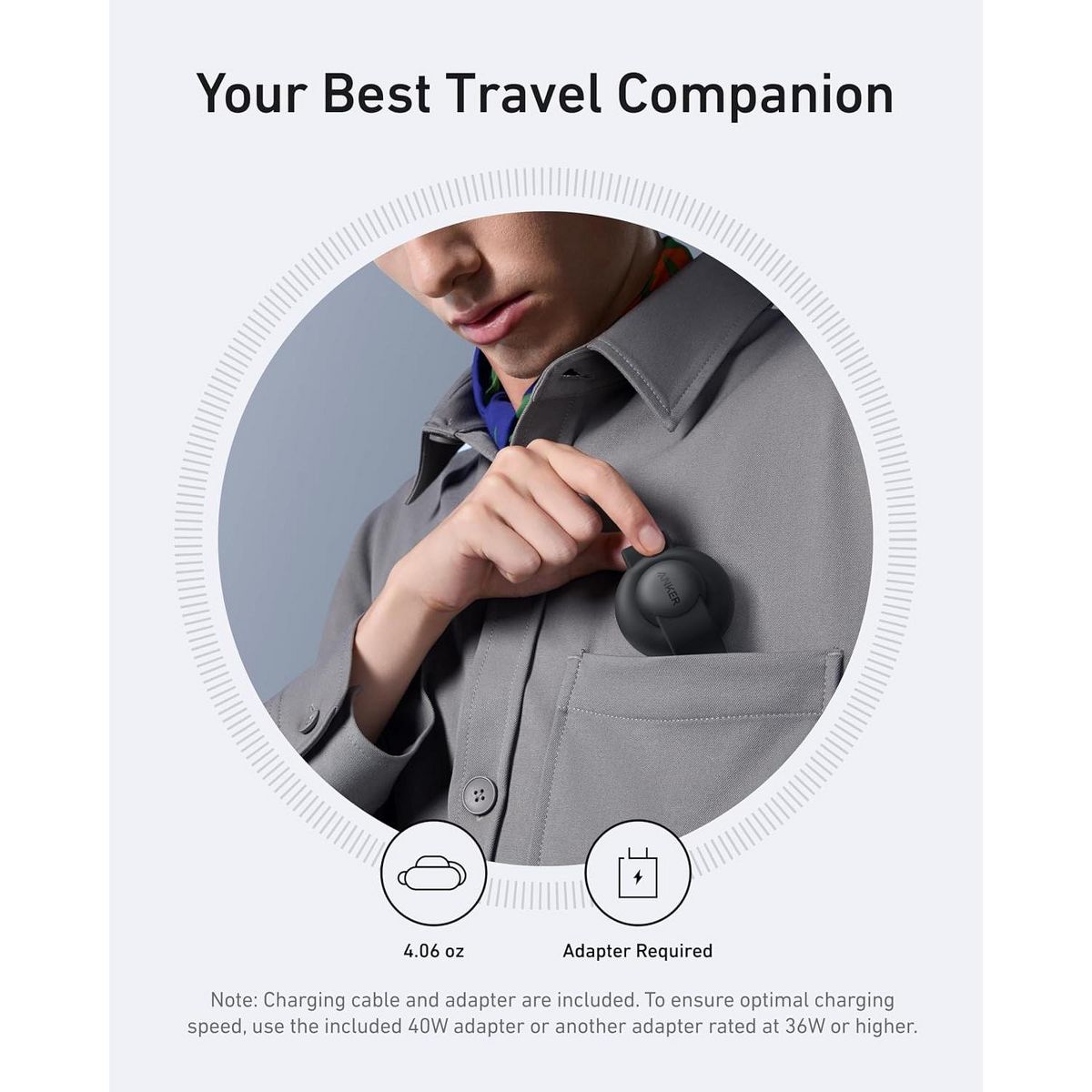 Anker MagSafe Compatible MagGo UFO 3-in-1 Charger - thumbnail 4