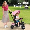 Kinder King 8 in 1 Kids Baby Stroller Tricycle Folding Toddler Trike w/Adjustable Push Handle - 2 of 4