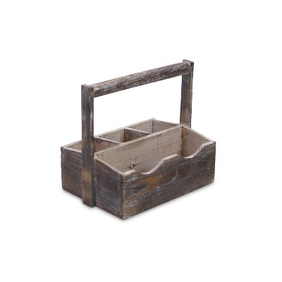 Cheung's Nicola Wooden Decorative Caddy - Brown