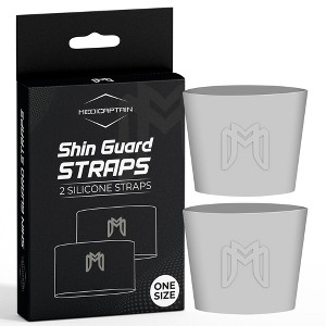 Silicone Shin Guard Holder Bands, Alternative to Grip Tape Gray 1 - 1 of 4