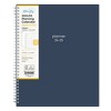Blue Sky 2024-25 Weekly/Monthly Planner 11"x8.5" Wirebound Cover Solid Navy: Academic Calendar, Adult Stationery - 3 of 4