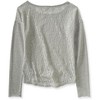 Aeropostale Womens Lace back Unfinished Embellished T-Shirt - 2 of 2