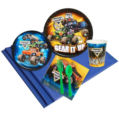 Birthday Express Monster Jam Party Pack - Serves 16 Guests