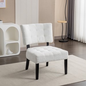 Roundhill Furniture Tufted Accent Chair with Oversized Seating - 1 of 4