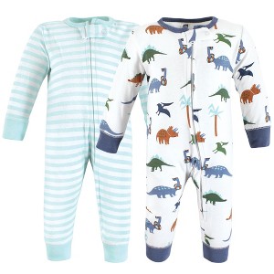 Hudson Baby Cotton Sleep and Play, Beach Dino - 1 of 4